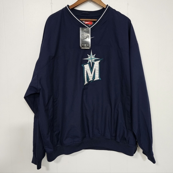 Nike MLB Other - NWT Nike Seattle Mariners Warmup Pullover Jacket
